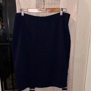 St.John Knit Navy Skirt